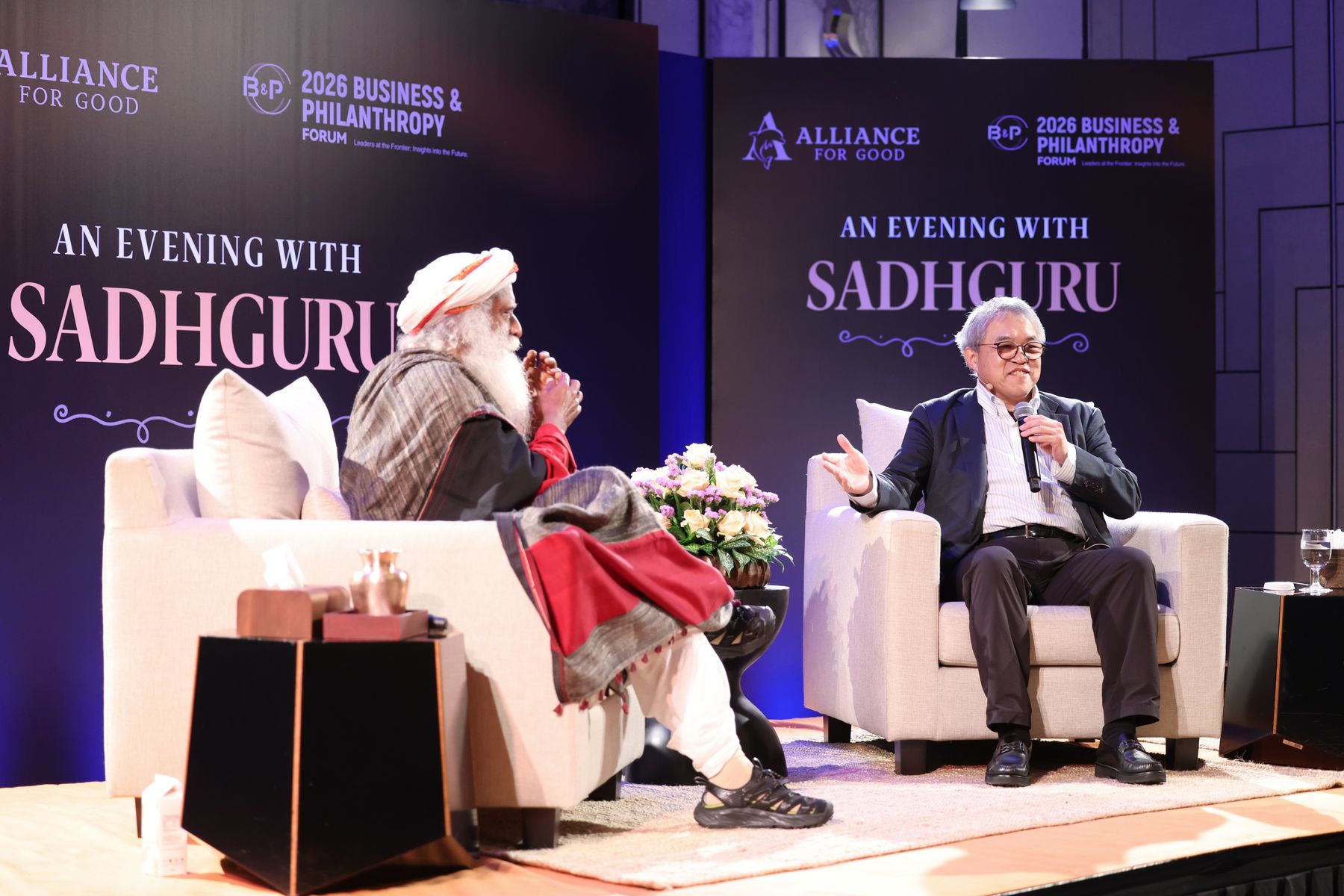 Benjamin Fok Chun-yue in conversation with Sadhguru