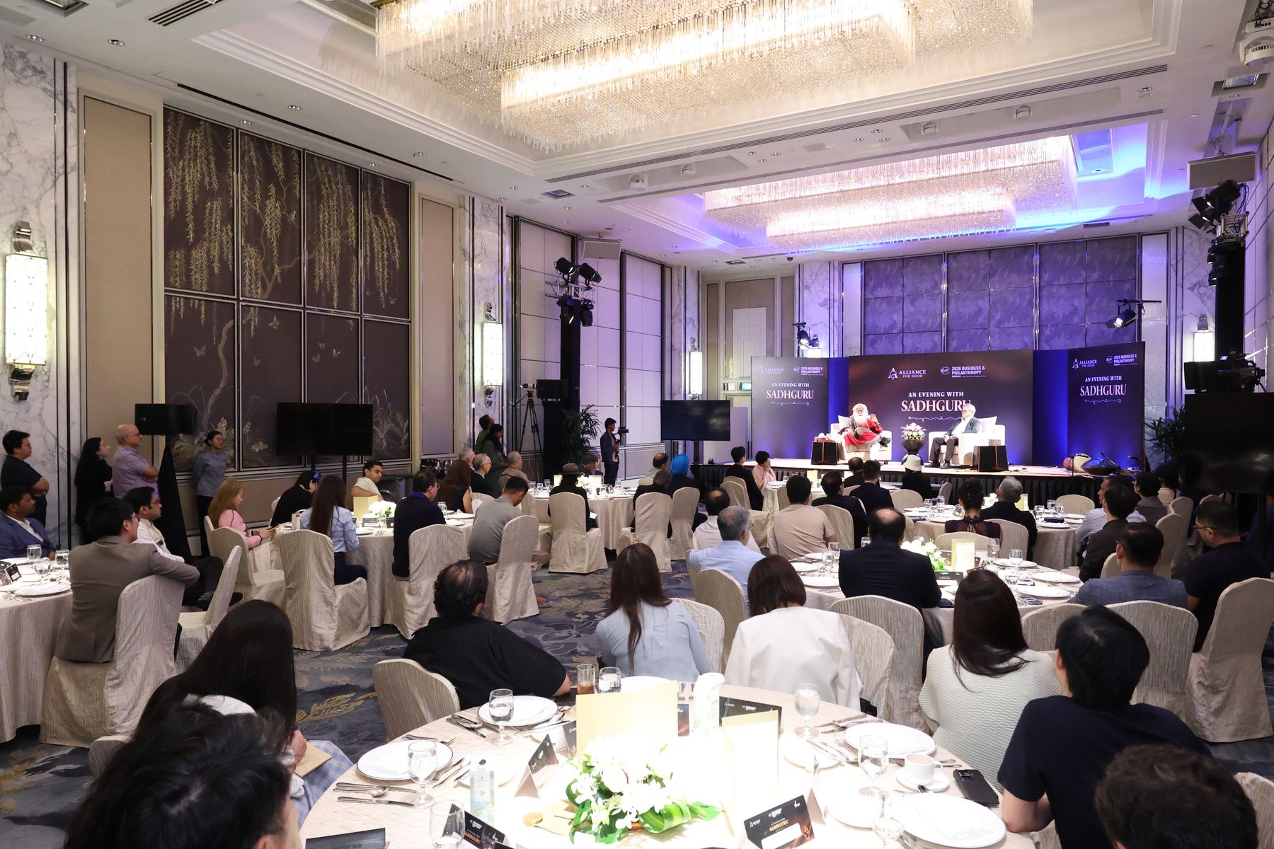 An Evening with Sadhguru — the Alliance gathered at Shangri-La Singapore, October 2026